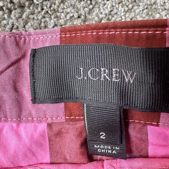 Jcrew gingham skirt size 02 - Picture 4 of 4